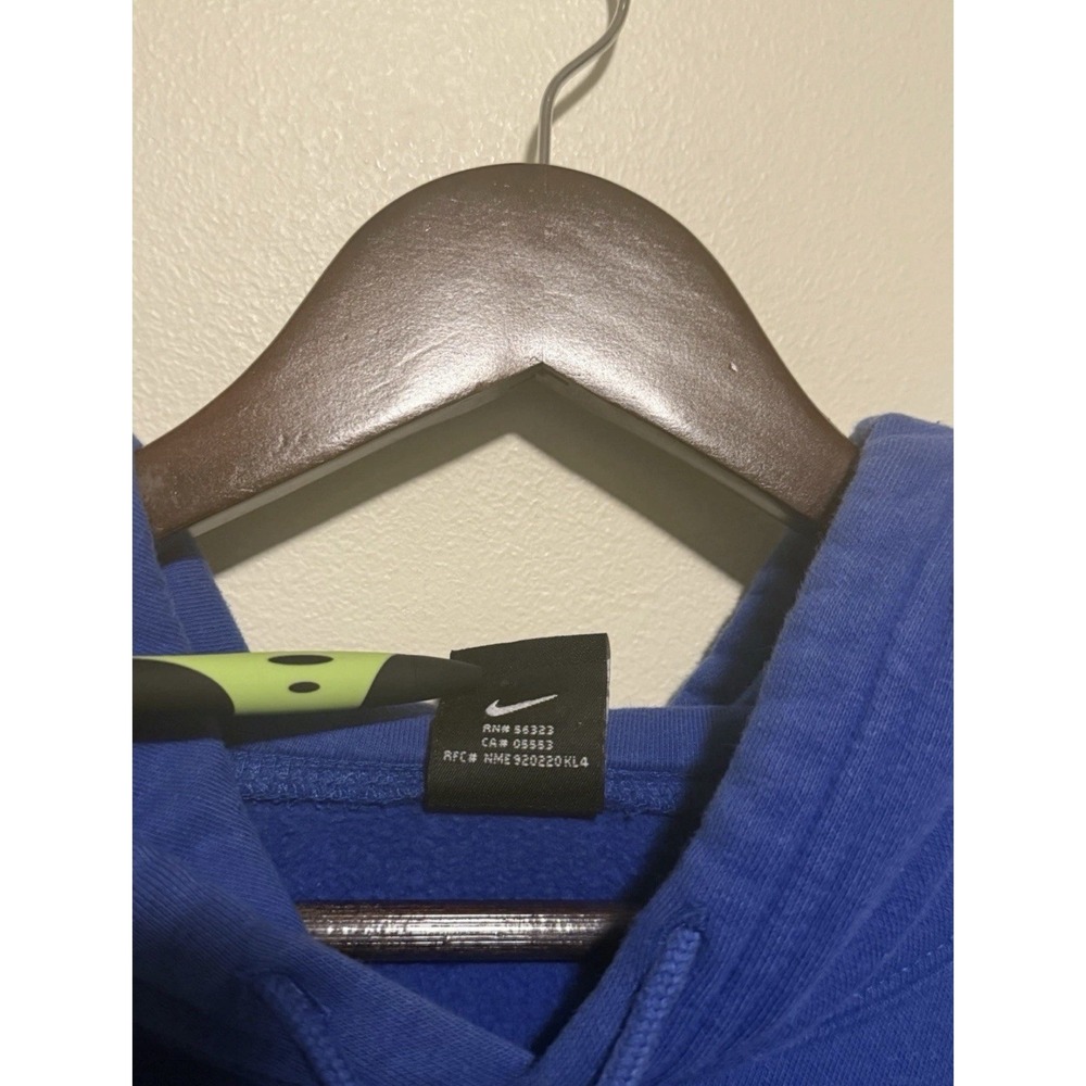 Nike University Of Kentucky Hoodie‎ Blue Mens XL Pullover Center Swoosh Wildcats - Picture 4 of 5